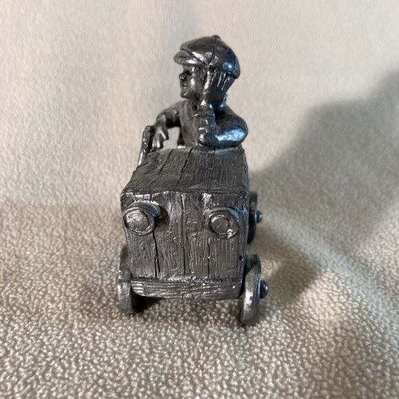 Michael‎ Ricker Pewter "Bob" TD7 Park City Train Depot Boy/Soap Box Derby 1981 - Picture 6 of 8